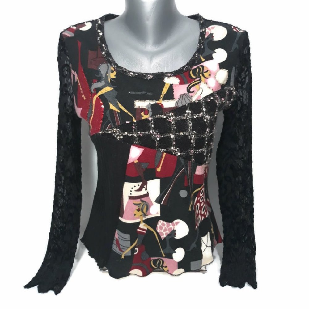 Lillie Rubin 1980s Dressy Dames Mixed Media